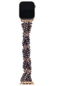 Amethyst Beaded Watch Band
