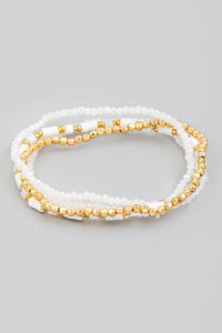 Assorted Bead Stretch Bracelet