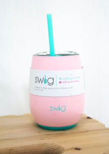 Swig 14oz Stemless Wine Cup-Blush
