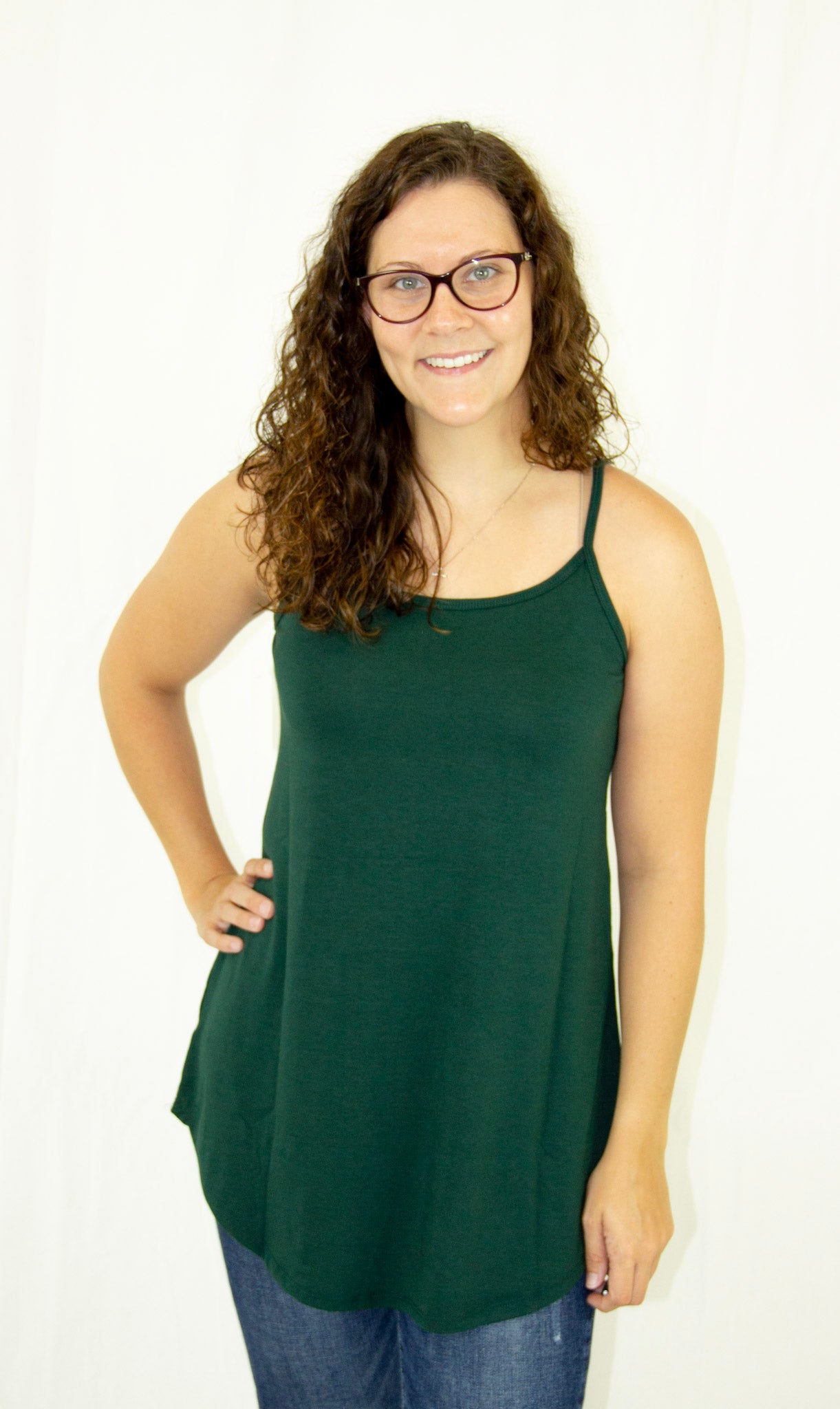 Hunter Green Reversible Tank Top