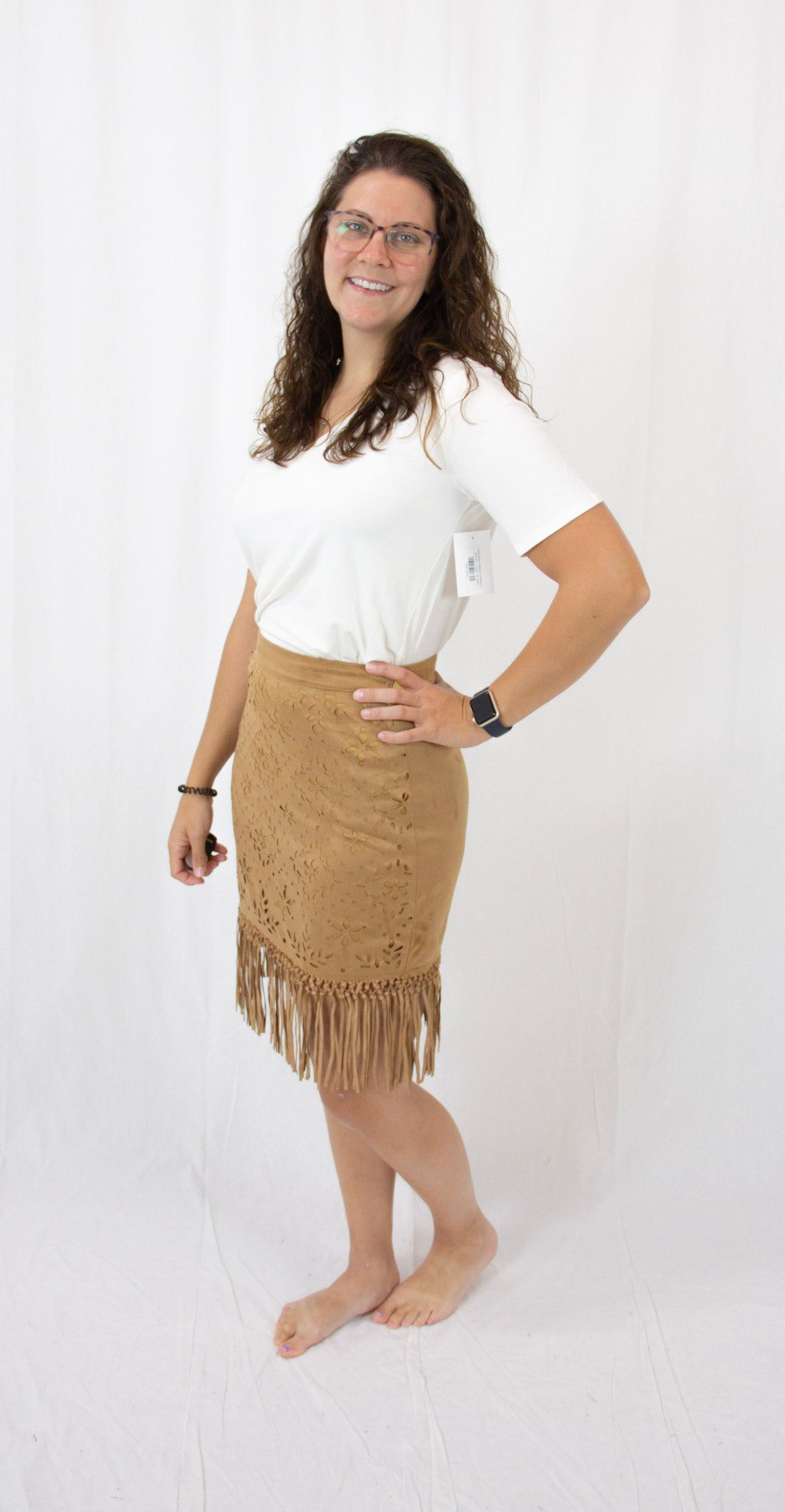 Suede Skirt