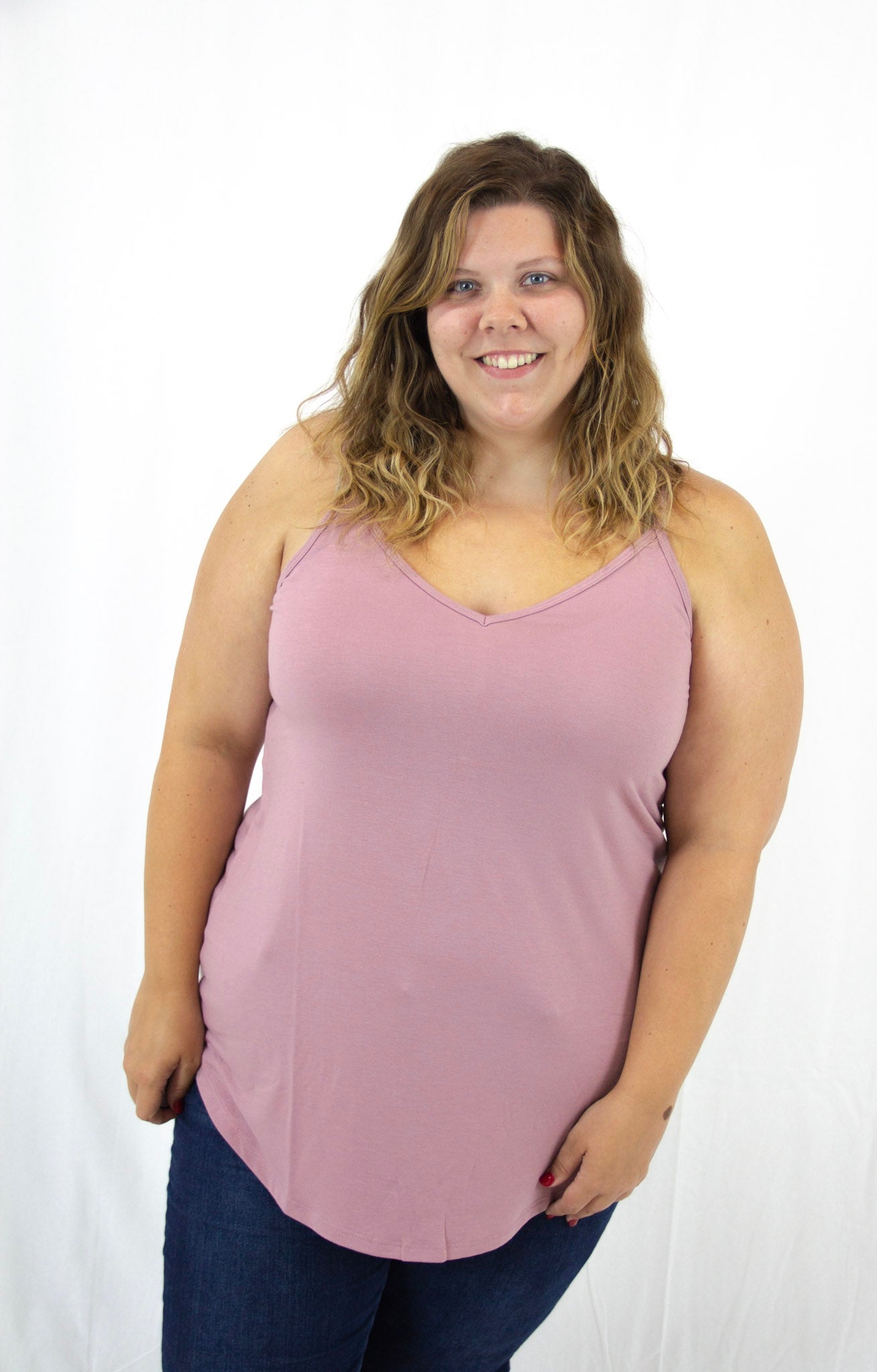 Light Rose Reversible Tank Top