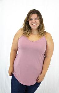 Light Rose Reversible Tank Top