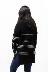 Black and Silver Sweater