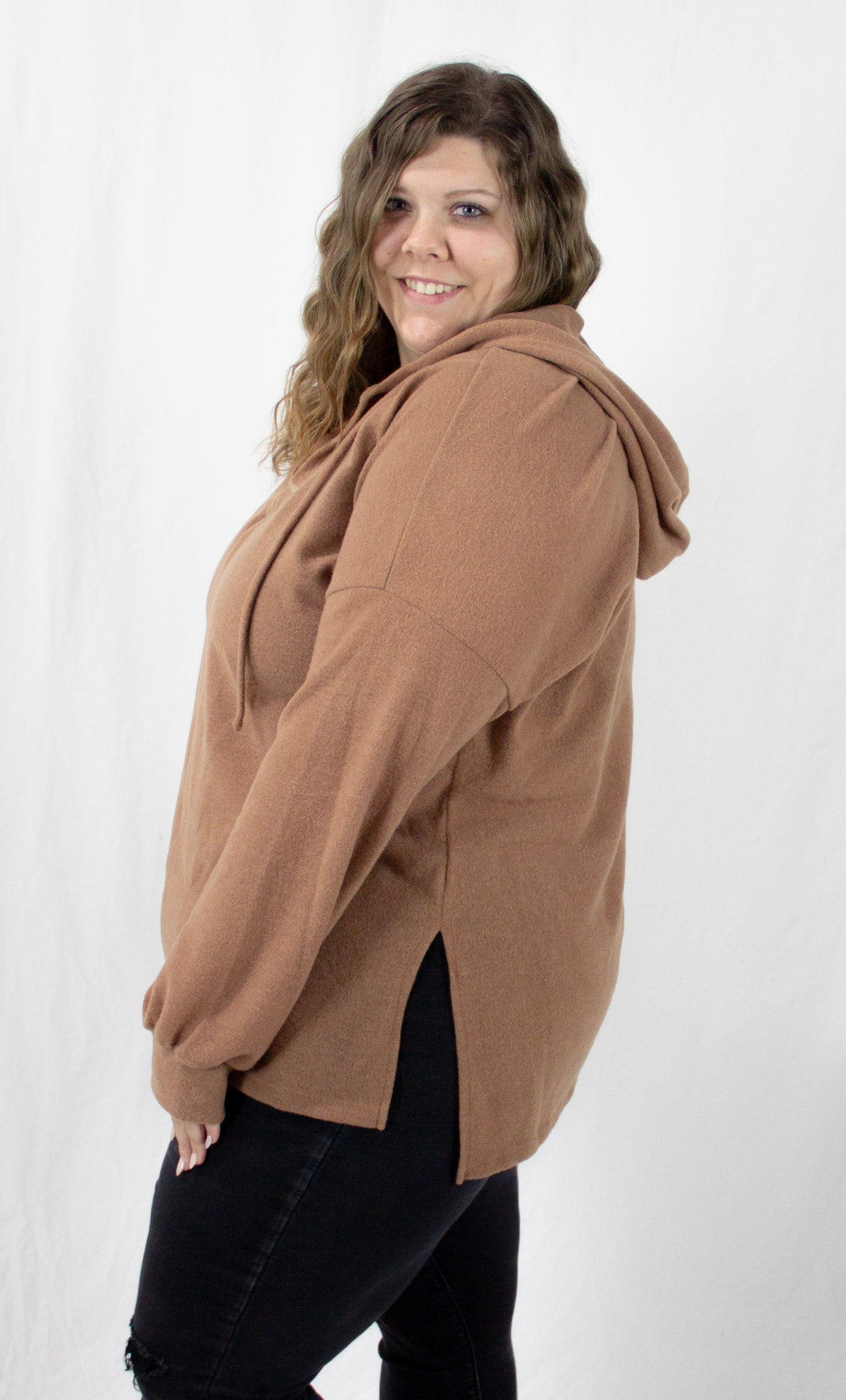 Chestnut Hooded Sweater