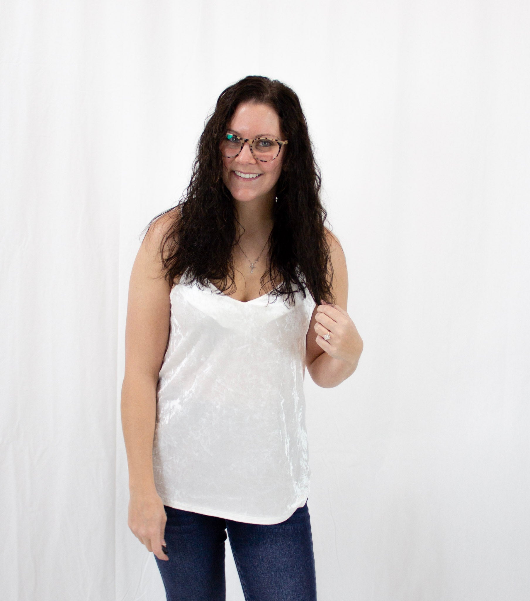 Crushed Velvet Cami