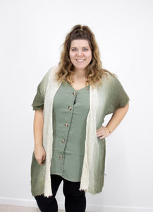 Light Olive Button Up Cami