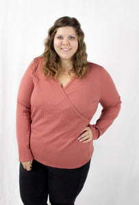Rust Cross Front Top